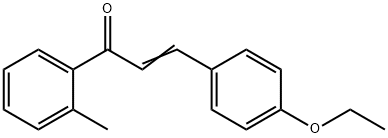 (2E)-3-(4-ethoxyphenyl)-1-(2-methylphenyl)prop-2-en-1-one Struktur