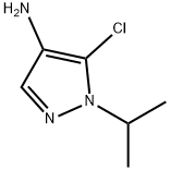 5-Chloro-1-isopropyl-1H-pyrazol-4-ylamine Struktur
