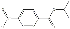 Benzoicacid, 4-nitro-, 1-methylethyl ester Struktur