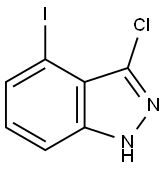 3-Chloro-4-iodo-1H-indazole Structure