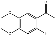 1-(2-Fluoro-4,5-dimethoxyphenyl)ethanone Struktur