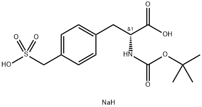 N-Boc-D-4-sulfomethyl-Phenylalanine monosodium salt Struktur
