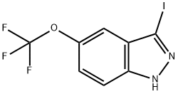 3-碘-5-(三氟甲氧基)-1H-吲唑, 1426423-96-2, 結(jié)構(gòu)式
