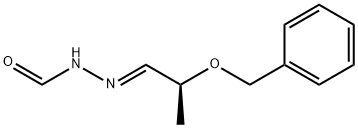 (S)-[2-(BENZYLOXY)PROPYLIDENE]HYDRAZINECARBOXALDEHYDE Struktur