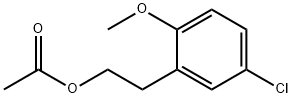 5-CHLORO-2-METHOXYPHENETHYL ACETATE Structure