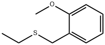 1-(ethylsulfanylmethyl)-2-methoxybenzene Struktur