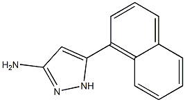 5-naphthalen-1-yl-1H-pyrazol-3-amine Struktur