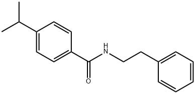 4-isopropyl-N-(2-phenylethyl)benzamide Structure