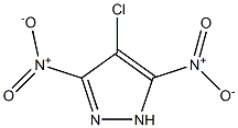 4-chloro-3,5-dinitro-1H-pyrazole Struktur