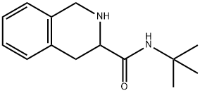 N-tert-butyl-1,2,3,4-tetrahydroisoquinoline-3-carboxamide Struktur