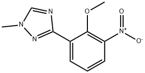 3-(2-methoxy-3-nitrophenyl)-1-methyl-1H-1,2,4-triazole