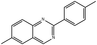 6-methyl-2-(4-methylphenyl)quinazoline Struktur
