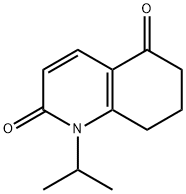 1-Isopropyl-7,8-dihydro-1H,6H-quinoline-2,5-dione Struktur