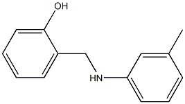 2-[(3-methylanilino)methyl]phenol Struktur