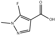 5-Fluoro-1-methyl-1H-pyrazole-4-carboxylic acid Struktur