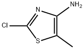 2-chloro-5-methyl-1,3-thiazol-4-amine Struktur