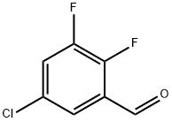 5-chloro-2,3-difluorobenzaldehyde Struktur
