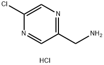 (5-CHLOROPYRAZIN-2-YL)METHANAMINE HYDROCHLORIDE 結(jié)構(gòu)式