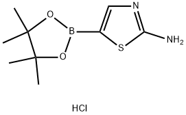 2-Aminothiazole-5-boronic acid pinacol ester.HCl, 1802375-99-0, 結(jié)構(gòu)式