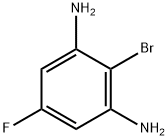 2-BROMO-5-FLUOROBENZENE-1,3-DIAMINE Struktur