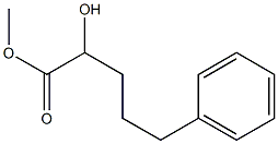 METHYL 2-HYDROXY-5-PHENYLPENTANOATE Struktur