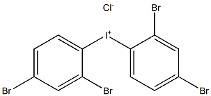 Iodonium, bis(2,4-dibromophenyl)-, chloride Struktur