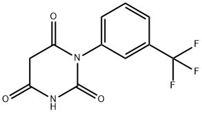 1-[3-(TRIFLUOROMETHYL)PHENYL]-1,3-DIAZINANE-2,4,6-TRIONE, 19136-42-6, 結(jié)構(gòu)式