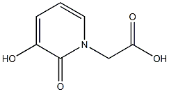 2-(3-羥基-2-氧代吡啶-1(2H)-基)乙酸, 19365-03-8, 結(jié)構(gòu)式