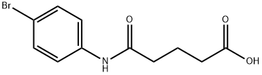 5-[(4-bromophenyl)amino]-5-oxopentanoic acid Struktur