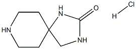 1,3,8-Triazaspiro[4.5]decan-2-one hydrochloride Struktur