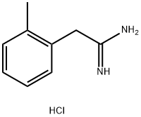 2-(2-methylphenyl)ethanimidamide hydrochloride Struktur