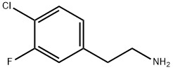 4-Chloro-3-fluorophenylethylamine Struktur