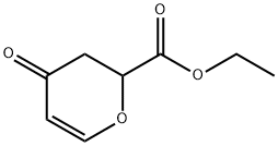 Ethyl 4-oxo-3,4-dihydro-2H-pyran-2-carboxylate Struktur