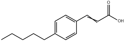 3-(4-pentyl-phenyl)-acrylic acid Struktur