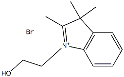 3H-Indolium, 1-(2-hydroxyethyl)-2,3,3-trimethyl-, bromide 結(jié)構(gòu)式