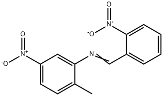 (2-methyl-5-nitrophenyl)(2-nitrobenzylidene)amine Struktur