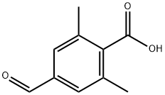 2,6-Dimethyl-4-formyl-benzoic acid Struktur