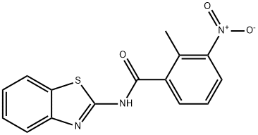 N-(benzo[d]thiazol-2-yl)-2-methyl-3-nitrobenzamide Struktur