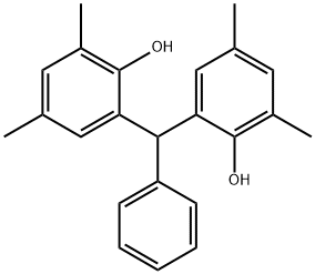 Phenol,2,2'-(phenylmethylene)bis[4,6-dimethyl- 結(jié)構(gòu)式