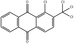 1-chloro-2-(trichloromethyl)anthracene-9,10-dione Struktur
