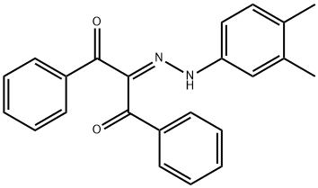 2-[(3,4-dimethylphenyl)hydrazono]-1,3-diphenyl-1,3-propanedione Struktur