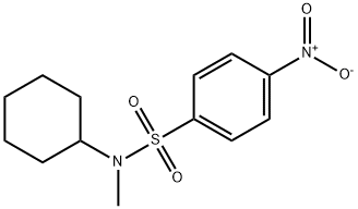 N-cyclohexyl-N-methyl-4-nitrobenzenesulfonamide Struktur
