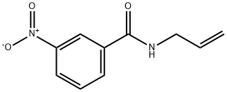 3-nitro-N-(prop-2-en-1-yl)benzamide Struktur