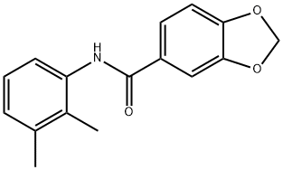 N-(2,3-dimethylphenyl)-1,3-benzodioxole-5-carboxamide Struktur