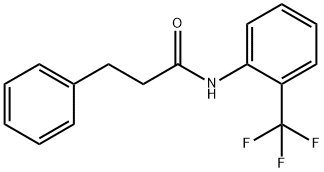 3-phenyl-N-[2-(trifluoromethyl)phenyl]propanamide Struktur