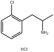 2-Chloroamphetamine Hydrochloride Struktur