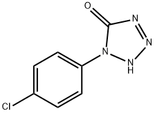 1-(4-CHLOROPHENYL)-4,5-DIHYDRO-1H-1,2,3,4-TETRAZOL-5-ONE Struktur