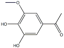 1-(3,4-dihydroxy-5-methoxy-phenyl)ethanone Struktur