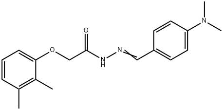 N'-{(Z)-[4-(dimethylamino)phenyl]methylidene}-2-(2,3-dimethylphenoxy)acetohydrazide Structure