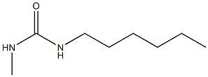 Urea,N-hexyl-N'-methyl- Structure